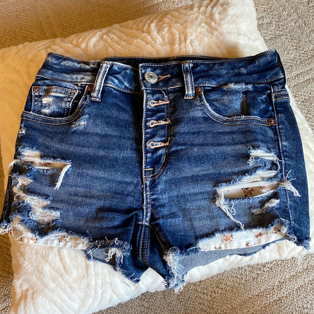 AEO jean shorts